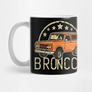 Retro 1987-1991 Ford Bronco w/Tires Mug